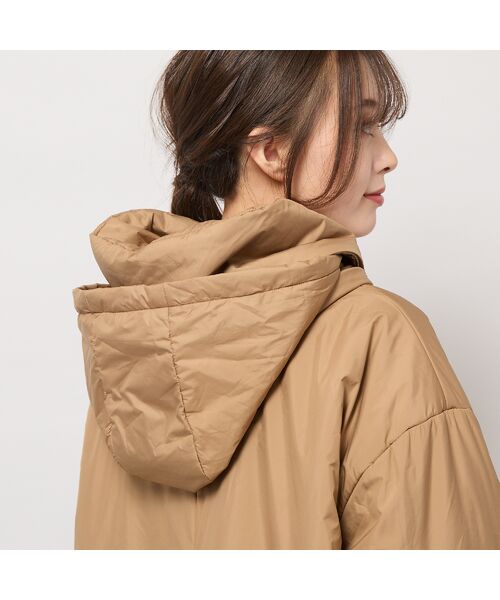 PISANO / ピサーノ その他アウター | キャメル入り中綿ボリューム襟コート | 詳細12