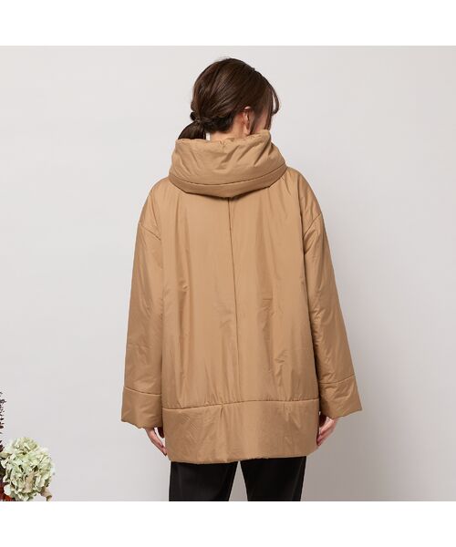 PISANO / ピサーノ その他アウター | キャメル入り中綿ボリューム襟コート | 詳細2