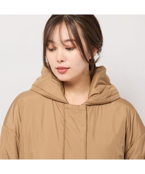 PISANO / ピサーノ その他アウター | キャメル入り中綿ボリューム襟コート | 詳細9