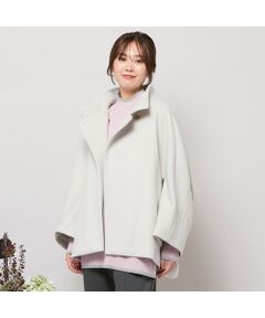PISANO / ピサーノ ピーコート | スタンドカラー・ドルマンスリーブジャコット