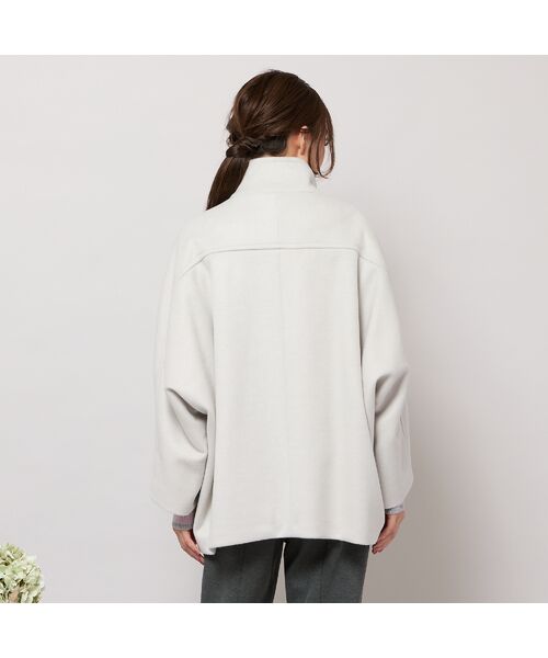 PISANO / ピサーノ ピーコート | スタンドカラー・ドルマンスリーブジャコット | 詳細2
