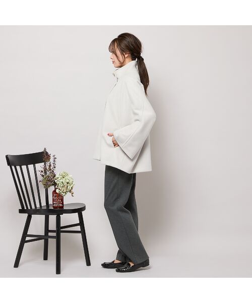 PISANO / ピサーノ ピーコート | スタンドカラー・ドルマンスリーブジャコット | 詳細6