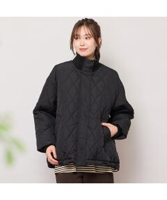 PISANO / ピサーノ その他アウター | ダイヤ柄キルト加工中綿ジャケット
