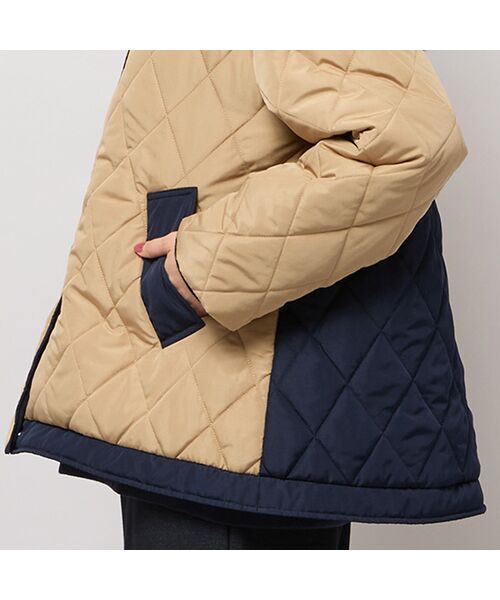 PISANO / ピサーノ その他アウター | ダイヤ柄キルト加工中綿ジャケット | 詳細8