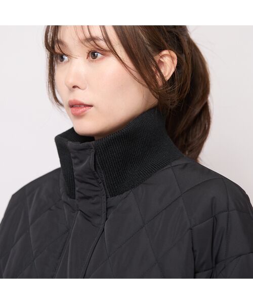 PISANO / ピサーノ その他アウター | ダイヤ柄キルト加工中綿ジャケット | 詳細16