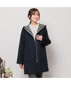 PISANO / ピサーノ その他アウター | リバーチェックフーディーコート