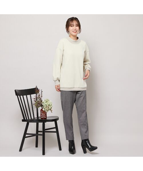 PISANO / ピサーノ カットソー | 【手洗いOK・セットアップ対応】裏起毛ハイネックトップ | 詳細2