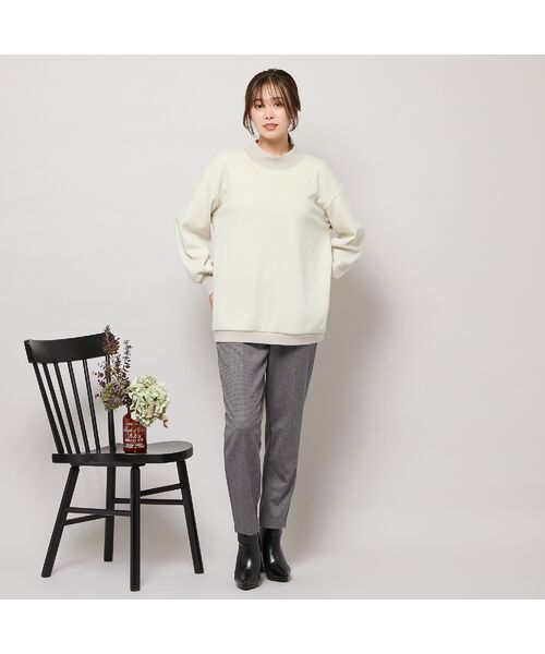 PISANO / ピサーノ カットソー | 【手洗いOK・セットアップ対応】裏起毛ハイネックトップ | 詳細4
