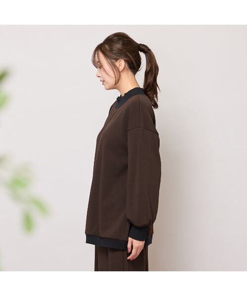 PISANO / ピサーノ カットソー | 【手洗いOK・セットアップ対応】裏起毛ハイネックトップ | 詳細5