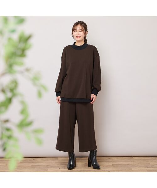 PISANO / ピサーノ カットソー | 【手洗いOK・セットアップ対応】裏起毛ハイネックトップ | 詳細7