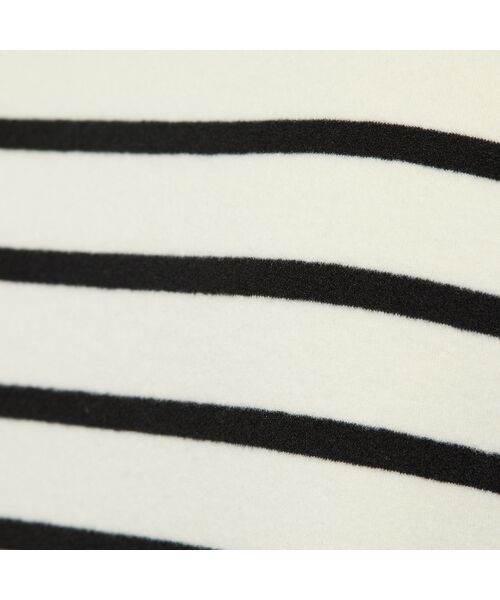 PISANO / ピサーノ カットソー | 【手洗いOK・保温・吸湿発熱】ボーダー×無地ハイネックカットソー | 詳細16