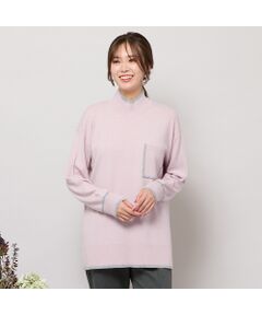 PISANO / ピサーノ ニット・セーター | パッチポケット付きハイネックニット