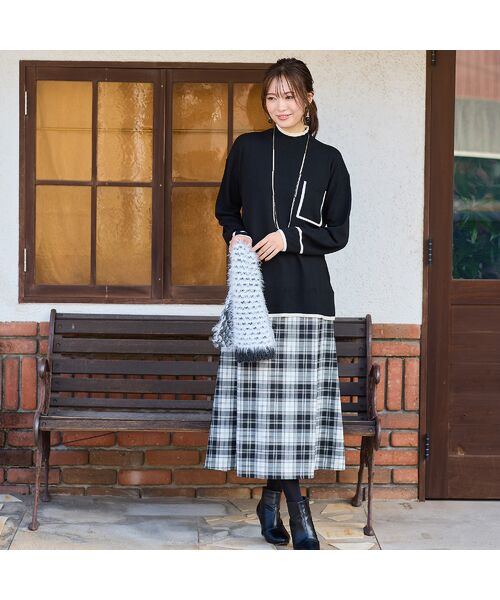 PISANO / ピサーノ ニット・セーター | パッチポケット付きハイネックニット | 詳細6