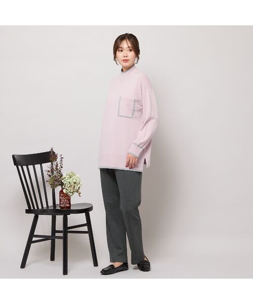 PISANO / ピサーノ ニット・セーター | パッチポケット付きハイネックニット | 詳細10
