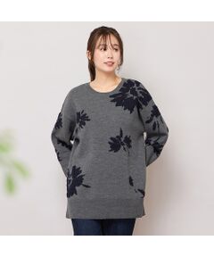 ピサーノ　グレーとライトブルーのロングコートとブラウス二枚セット　ピサーノ ピサーノ グレーとライトブルーのロングコートとブラウス二枚