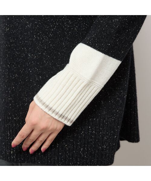 PISANO / ピサーノ ニット・セーター | 【手洗いOK】配色使い・タートルネックニットトップ | 詳細17