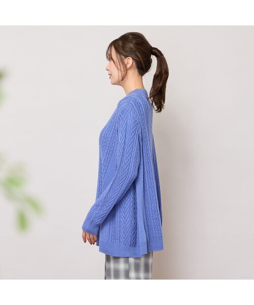 PISANO / ピサーノ ニット・セーター | 【手洗いOK】ハイネック・フレアーシルエットニット | 詳細11