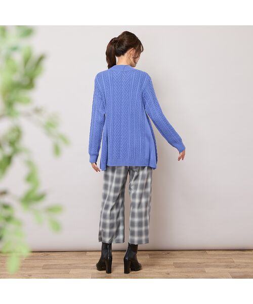 PISANO / ピサーノ ニット・セーター | 【手洗いOK】ハイネック・フレアーシルエットニット | 詳細16