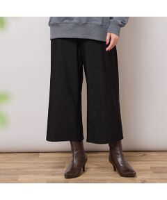 PISANO / ピサーノ その他パンツ | 【手洗いOK】デニムプリント・裏起毛ワイドパンツ（追加生産分）