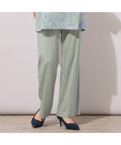 PISANO / ピサーノ その他パンツ | 【手洗いOK・接触冷感・紫外線防止】マシュマロポンチ・フロントピンタックパンツ