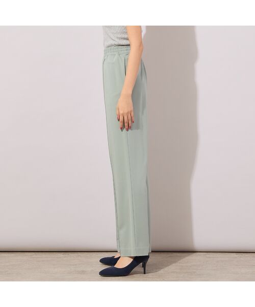 PISANO / ピサーノ その他パンツ | 【手洗いOK・接触冷感・紫外線防止】マシュマロポンチ・フロントピンタックパンツ | 詳細1