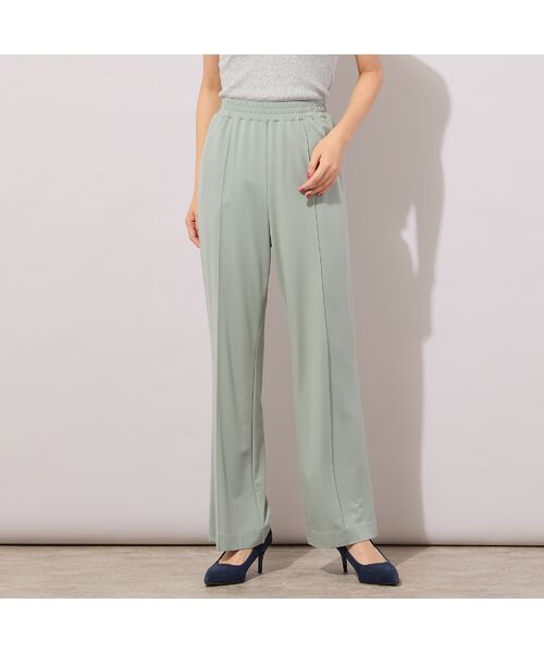 PISANO / ピサーノ その他パンツ | 【手洗いOK・接触冷感・紫外線防止】マシュマロポンチ・フロントピンタックパンツ | 詳細3