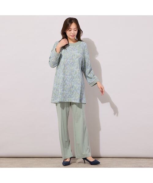 PISANO / ピサーノ その他パンツ | 【手洗いOK・接触冷感・紫外線防止】マシュマロポンチ・フロントピンタックパンツ | 詳細5