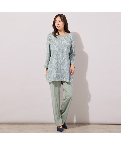 PISANO / ピサーノ その他パンツ | 【手洗いOK・接触冷感・紫外線防止】マシュマロポンチ・フロントピンタックパンツ | 詳細6