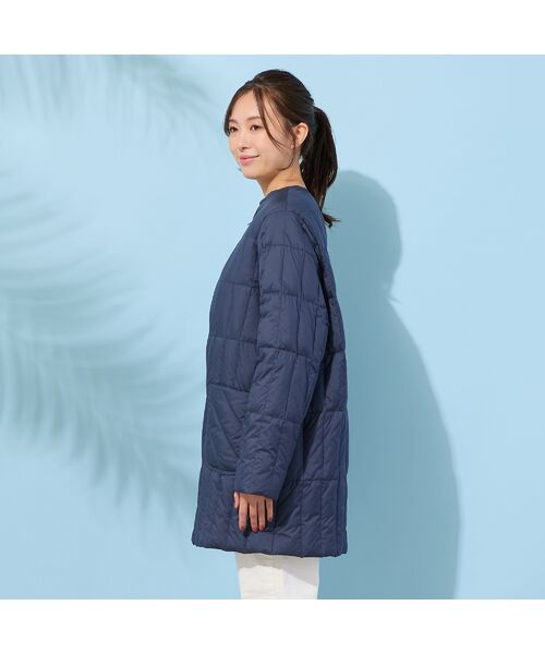PISANO / ピサーノ ダウンジャケット・ベスト | ノーカラー・キルティングダウンコート | 詳細1