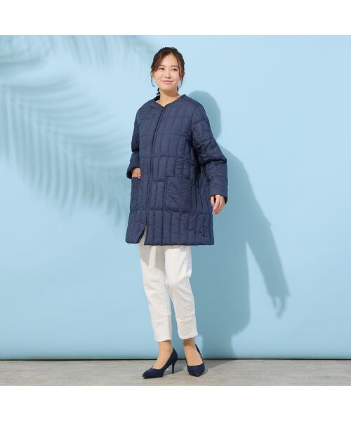 PISANO / ピサーノ ダウンジャケット・ベスト | ノーカラー・キルティングダウンコート | 詳細10