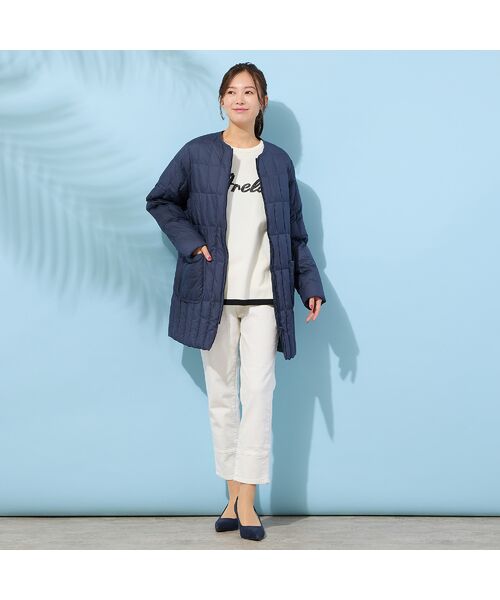 PISANO / ピサーノ ダウンジャケット・ベスト | ノーカラー・キルティングダウンコート | 詳細4