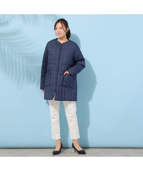PISANO / ピサーノ ダウンジャケット・ベスト | ノーカラー・キルティングダウンコート | 詳細7