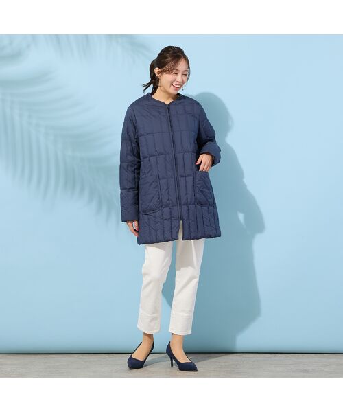 PISANO / ピサーノ ダウンジャケット・ベスト | ノーカラー・キルティングダウンコート | 詳細8