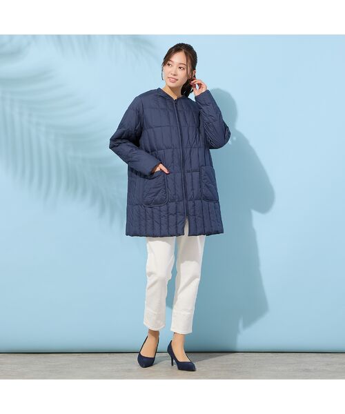 PISANO / ピサーノ ダウンジャケット・ベスト | ノーカラー・キルティングダウンコート | 詳細9