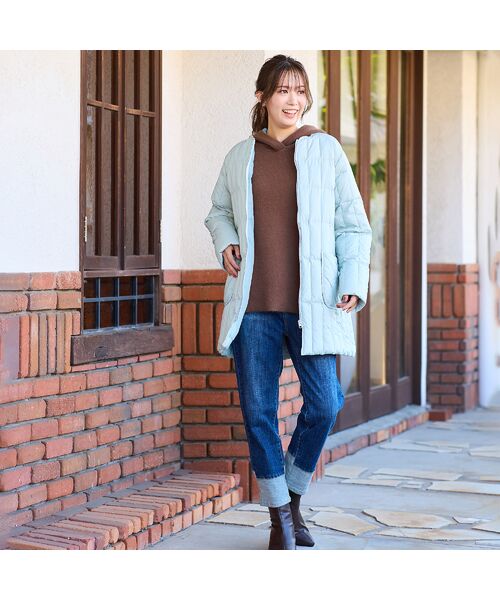 PISANO / ピサーノ ダウンジャケット・ベスト | ノーカラー・キルティングダウンコート | 詳細15