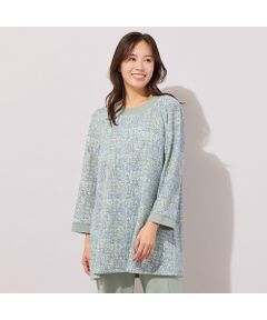 PISANO / ピサーノ カットソー | 【手洗いOK】DJニット・フレアーシルエットチュニックカットソー