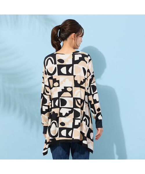 PISANO / ピサーノ カットソー | 【手洗いOK】テントライン・プリントカットソー | 詳細2