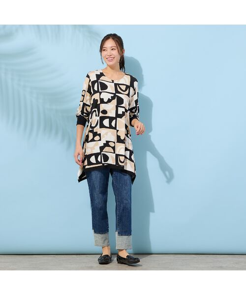 PISANO / ピサーノ カットソー | 【手洗いOK】テントライン・プリントカットソー | 詳細6