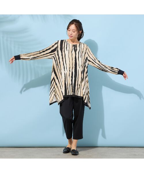 PISANO / ピサーノ カットソー | 【手洗いOK】テントライン・プリントカットソー | 詳細9