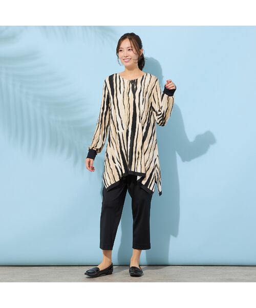 PISANO / ピサーノ カットソー | 【手洗いOK】テントライン・プリントカットソー | 詳細11