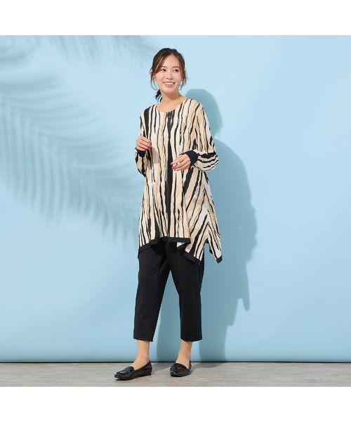 PISANO / ピサーノ カットソー | 【手洗いOK】テントライン・プリントカットソー | 詳細12