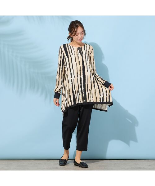 PISANO / ピサーノ カットソー | 【手洗いOK】テントライン・プリントカットソー | 詳細13