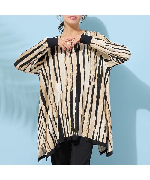 PISANO / ピサーノ カットソー | 【手洗いOK】テントライン・プリントカットソー | 詳細14