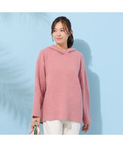 PISANO / ピサーノ ニット・セーター | ＦＯＸダブルフェイス・フーディーニット