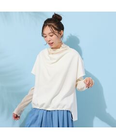 PISANO / ピサーノ ベスト | 【手洗いOK・接触冷感・UVカット】フレンチスリーブ・ドレープジレ