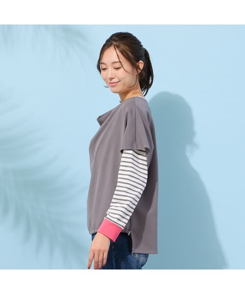 PISANO / ピサーノ ベスト | 【手洗いOK・接触冷感・UVカット】フレンチスリーブ・ドレープジレ | 詳細4