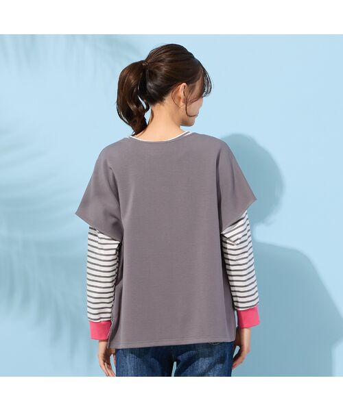 PISANO / ピサーノ ベスト | 【手洗いOK・接触冷感・UVカット】フレンチスリーブ・ドレープジレ | 詳細5