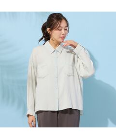 PISANO / ピサーノ シャツ・ブラウス | 【手洗いOK・セットアップ対応】製品洗い・テンセルデニムシャツ