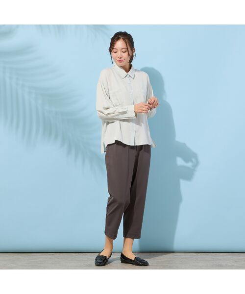 PISANO / ピサーノ シャツ・ブラウス | 【手洗いOK・セットアップ対応】製品洗い・テンセルデニムシャツ | 詳細4