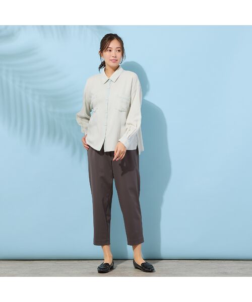 PISANO / ピサーノ シャツ・ブラウス | 【手洗いOK・セットアップ対応】製品洗い・テンセルデニムシャツ | 詳細5